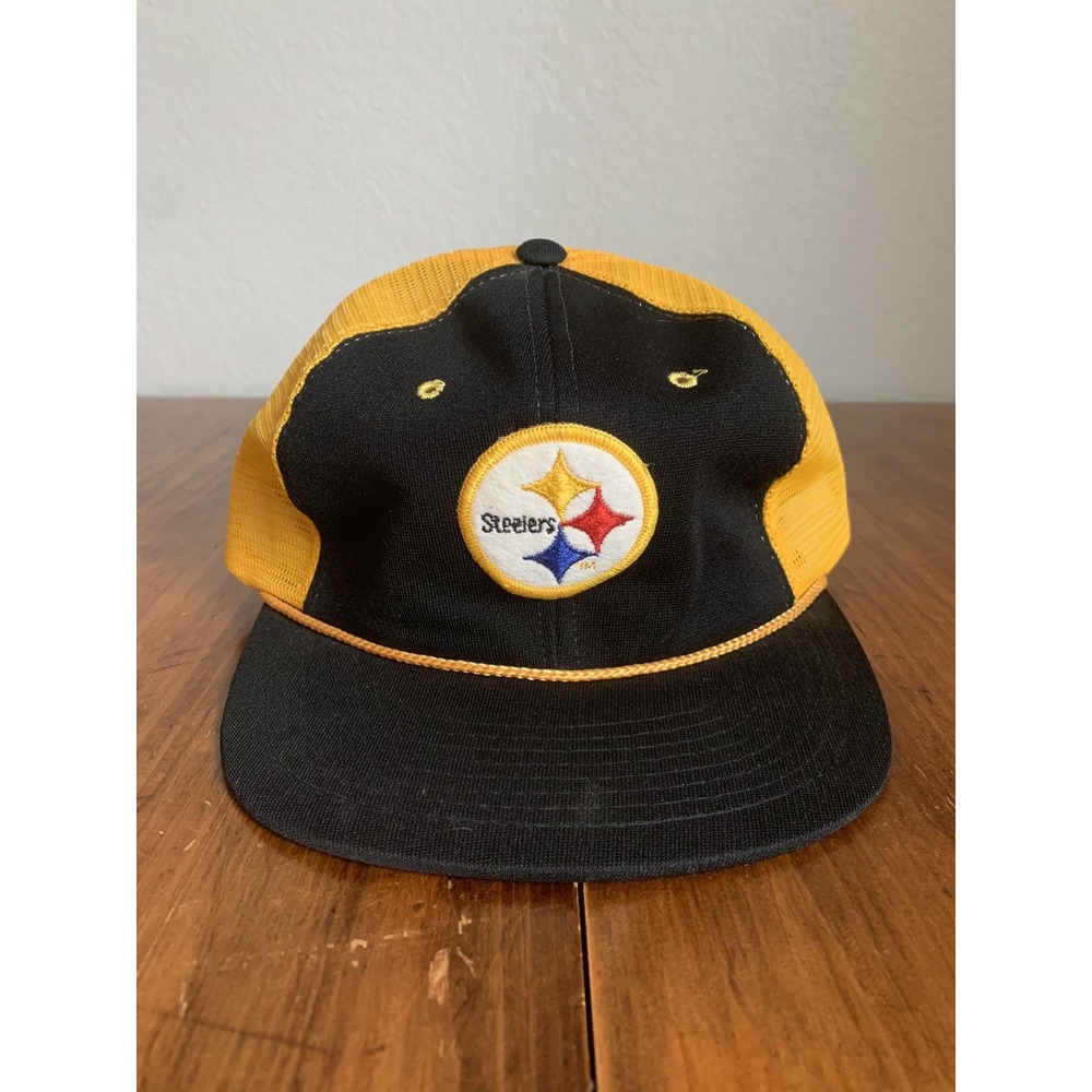 Vintage Pittsburgh Steelers Sports Specialties Hat Mesh Snapback Cap Green Under